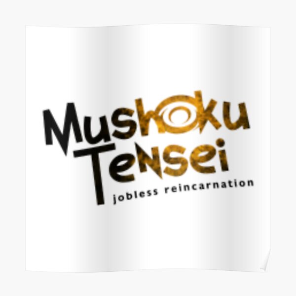 mushoku tensei logo Poster RB2112 product Offical Mushoku Tensei Merch