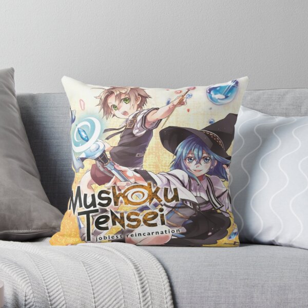 Mushoku Tensei Jobless Reincarnation Anime Throw Pillow RB2112 product Offical Mushoku Tensei Merch
